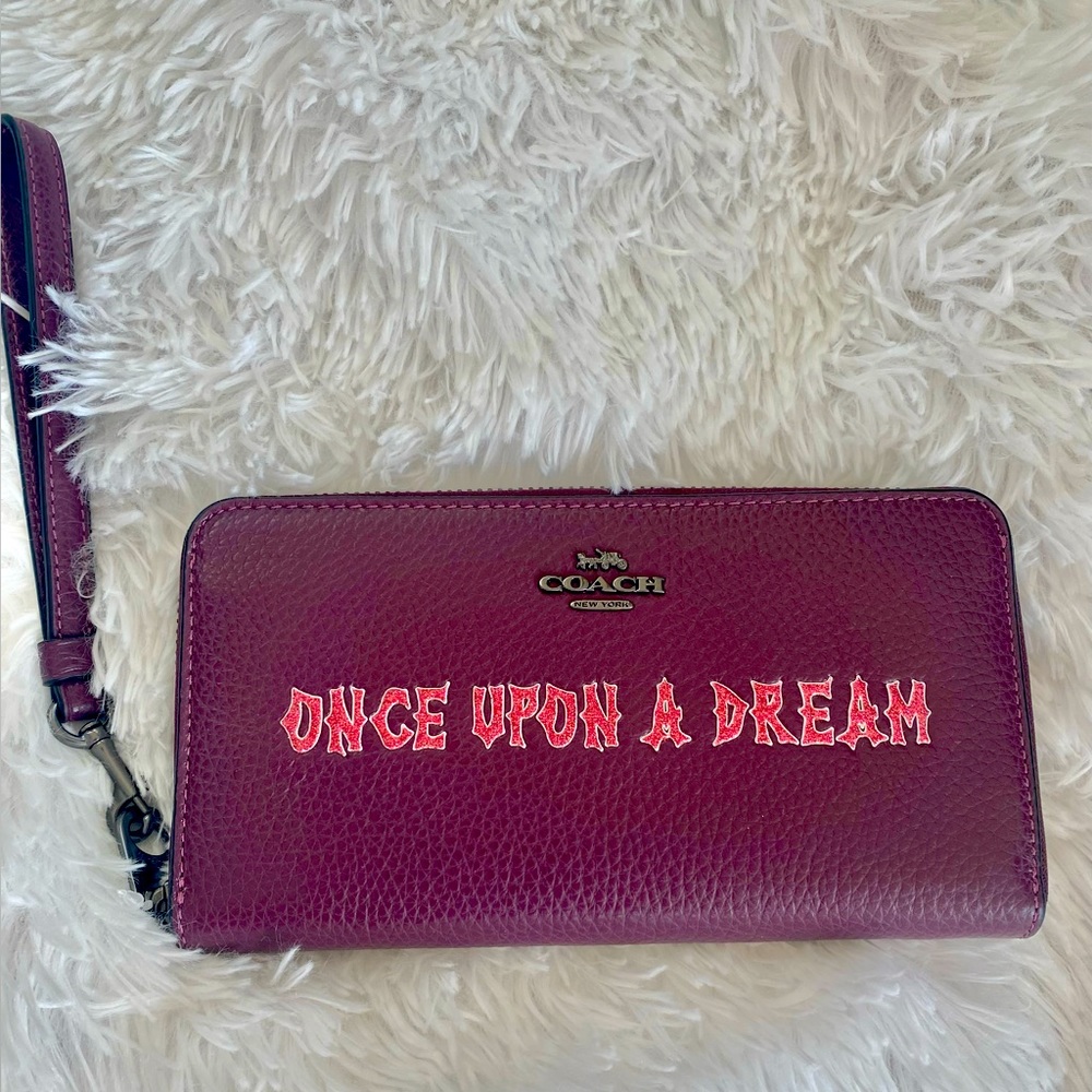 Coach Disney New! Sleeping Beauty Wallet. Once Upon a Dream. New with out tag.